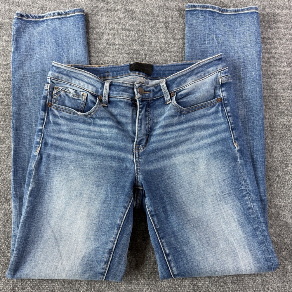 Buckle Black Jeans Women 29x32 Blue Straight Leg Denim Mid Rise Medium Wash